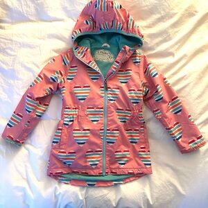 Hatley Pink Heart Raincoat